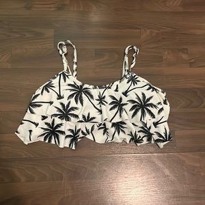 Black and white bikini top. Wore a couple times, but basically brand new